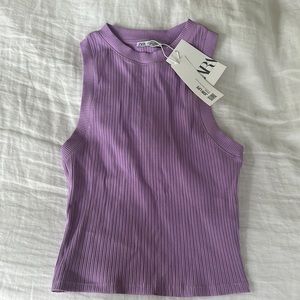 Zara purple tank top size medium